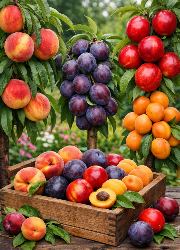Easy-Care Stone Fruits for Backyard Gardens