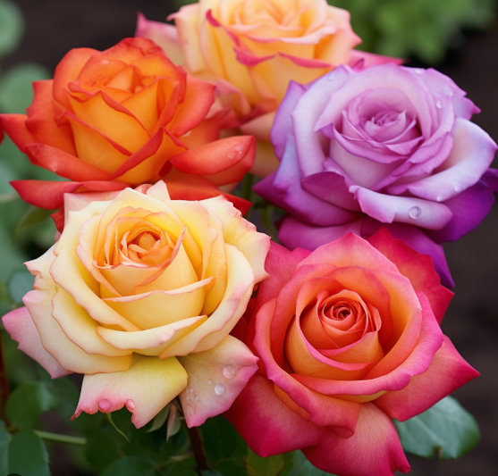 Premium rose plants with vibrant flowers at Sai Nursery