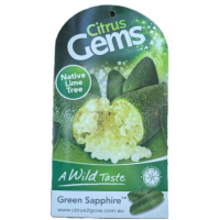 Vibrant green citrus caviar pearls